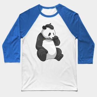 Panda Painter Paint brush Baseball T-Shirt